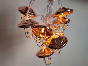 led retro lampshade industrial wind iron rose gold geometric light string cafe party decoration
led retro lampshade industrial wind iron rose gold geometric light string cafe party decoration