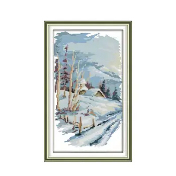 Seasons Winter Cross Stitch Landscape Pictures Counted Cross Stitch 11CT 14CT DMC Embroidery Needlework Sets Printed Home Decor
Seasons Winter Cross Stitch Landscape Pictures Counted Cross Stitch 11CT 14CT DMC Embroidery Needlework Sets Printed Home Decor
