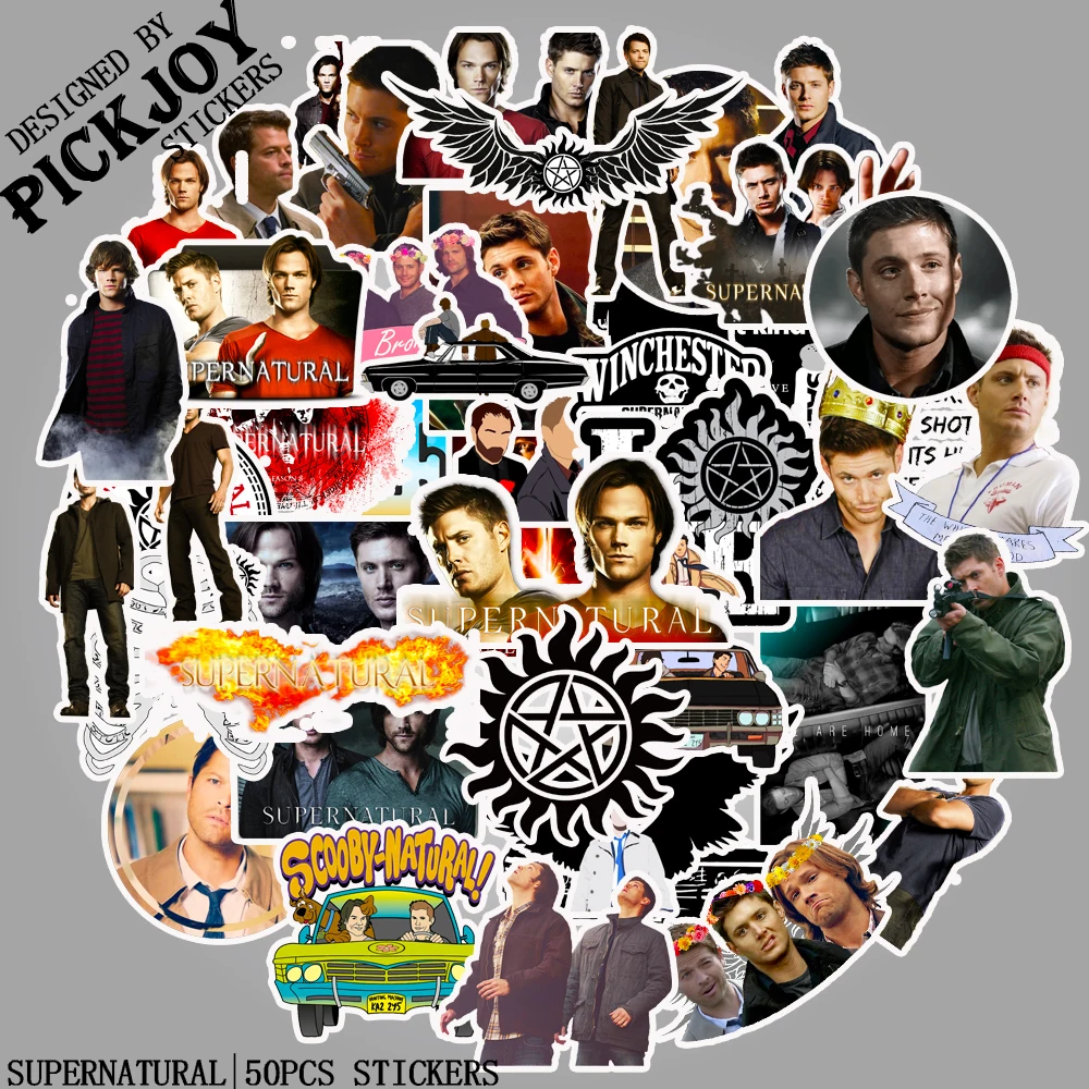 50PCS WaterProof Supernatural TV SHOWS Sticker For Luggage Car Guaitar Skateboard Phone Laptop Bicycle Stickers
50PCS WaterProof Supernatural TV SHOWS Sticker For Luggage Car Guaitar Skateboard Phone Laptop Bicycle Stickers
