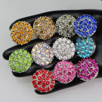 Wholesale High Quality Mix Colors Bling Full Rhinestone Snap Buttons Diy Metal Button 18mm Charms Fit Snap Bracelets
Wholesale High Quality Mix Colors Bling Full Rhinestone Snap Buttons Diy Metal Button 18mm Charms Fit Snap Bracelets