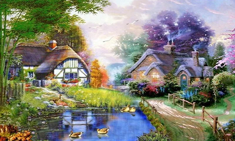 5D DIY Diamond Painting Cabin Lanscape Cross Stitch Diamond embroidery Scenery Full Round Cross stitch Wall Painting
5D DIY Diamond Painting Cabin Lanscape Cross Stitch Diamond embroidery Scenery Full Round Cross stitch Wall Painting