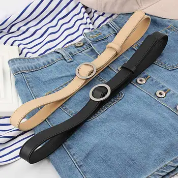Women PU Leather Belt With Metal Circle Buckle Reversible Waist Belts for Jeans Pants LL@17
Women PU Leather Belt With Metal Circle Buckle Reversible Waist Belts for Jeans Pants LL@17