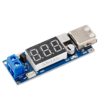 DC 4.5-40V Step-down Voltmeter USB Charger Power Supply Module Volt Voltage Converter Module Buck 5V/2A with LED display 40%off
DC 4.5-40V Step-down Voltmeter USB Charger Power Supply Module Volt Voltage Converter Module Buck 5V/2A with LED display 40%off