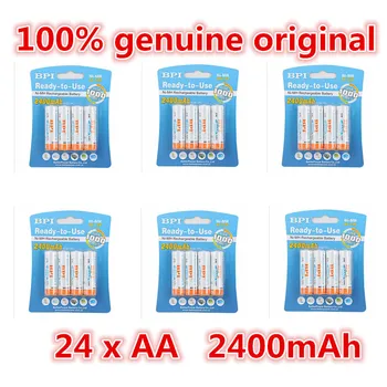 24pcs 100% genuine original BPI 2400mAh NiMH AA rechargeable batteries, high-quality toys, cameras, flashlights and battery
24pcs 100% genuine original BPI 2400mAh NiMH AA rechargeable batteries, high-quality toys, cameras, flashlights and battery