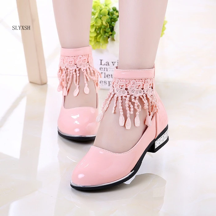 Pink White Black Girl PU Leather Shoes For Girls Party Lace Dance Children Kids Shoes 2-14 Years Princess Child Wedding Shoes
Pink White Black Girl PU Leather Shoes For Girls Party Lace Dance Children Kids Shoes 2-14 Years Princess Child Wedding Shoes