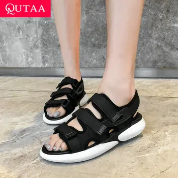 QUTAA 2019 Women Sandals Cloth Wedge Low Heel Round Open-toed Slingback Cut Outs Casual Thick Bottom Ladies Shoes Size 34-43
QUTAA 2019 Women Sandals Cloth Wedge Low Heel Round Open-toed Slingback Cut Outs Casual Thick Bottom Ladies Shoes Size 34-43
