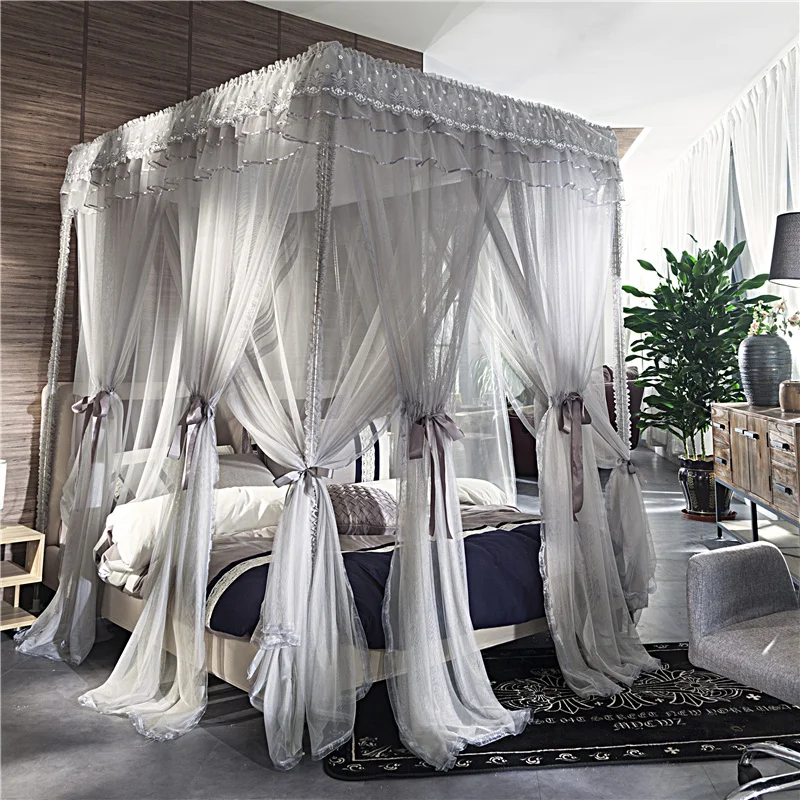 Romantic Lace Double-deck Three-door Court Double Bed mosquito net Full Queen King Size Prevent mosquitoes Bedding set
Romantic Lace Double-deck Three-door Court Double Bed mosquito net Full Queen King Size Prevent mosquitoes Bedding set