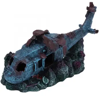 Aquarium Decor Resin Wreck Helicopter Plane Damaged Battleplane Fish Tank Ornament Cave Accessories
Aquarium Decor Resin Wreck Helicopter Plane Damaged Battleplane Fish Tank Ornament Cave Accessories
