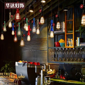 Individual American retro loft industrial Iron pendant light meal living room single head bar pipe rope hanging lighting
Individual American retro loft industrial Iron pendant light meal living room single head bar pipe rope hanging lighting