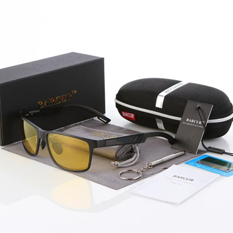 BARCUR High Quality Designer Polarized Sunglasses Men BARCUR High Quality Designer Polarized Sunglasses Men