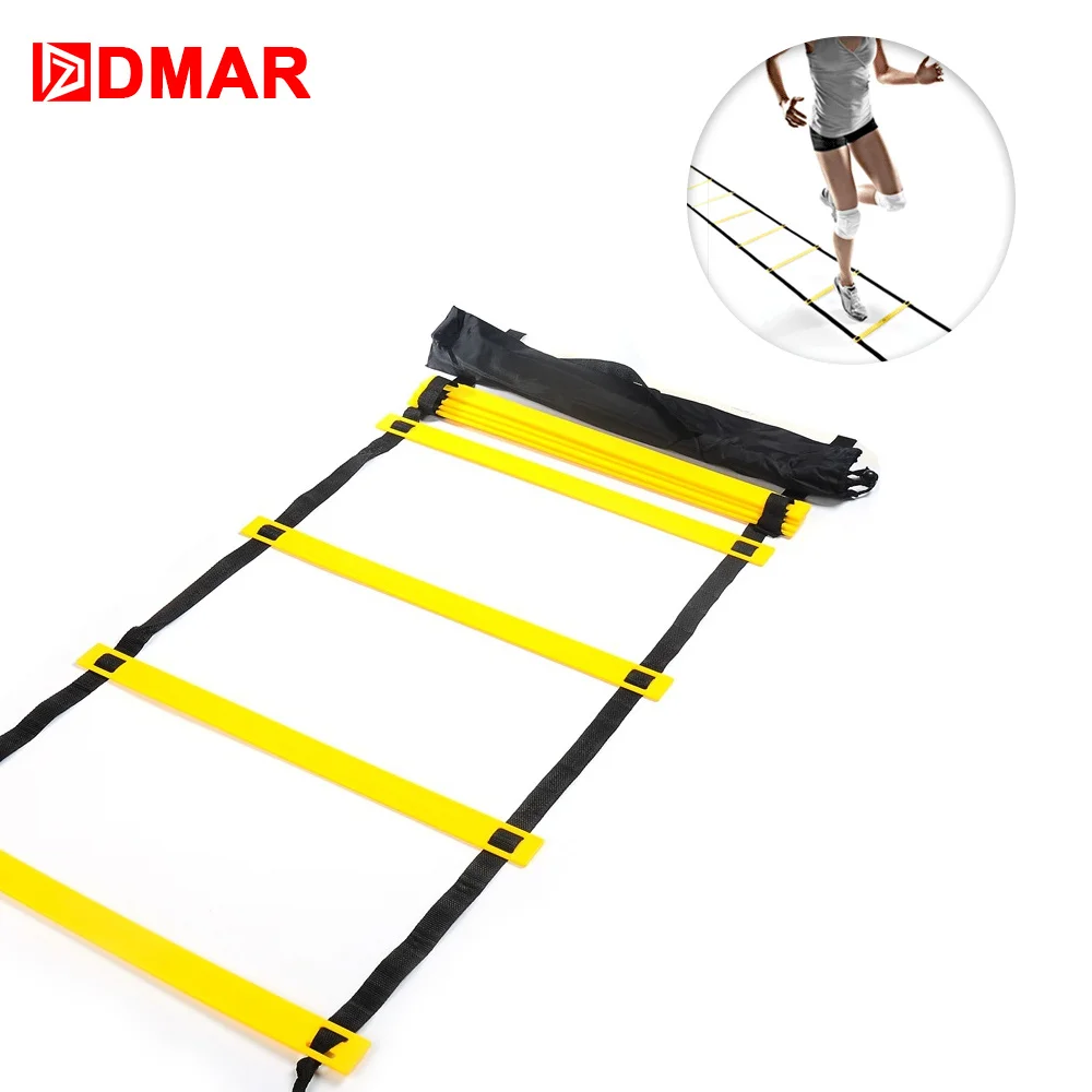 DMAR 4 Styles 6/8/12/20 Rung Nylon Straps Training Ladders Agility Speed Ladder Stairs for Soccer and Football Speed Fitness
DMAR 4 Styles 6/8/12/20 Rung Nylon Straps Training Ladders Agility Speed Ladder Stairs for Soccer and Football Speed Fitness
