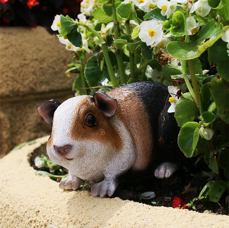 1Pc Simulation Guinea Pig Garden Statues Sculptures Resin Garden Ornament Outdoor Art Animal Squirrel Figurines Decoration
1Pc Simulation Guinea Pig Garden Statues Sculptures Resin Garden Ornament Outdoor Art Animal Squirrel Figurines Decoration