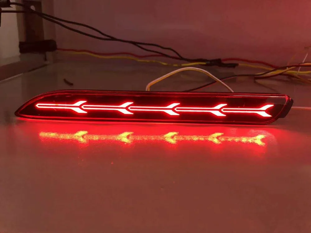 New Dynamic flow sequential Reflector LED Rear Bumper brake turn indicator Light For Toyota Wish Sienna Camry Verso harrier
New Dynamic flow sequential Reflector LED Rear Bumper brake turn indicator Light For Toyota Wish Sienna Camry Verso harrier