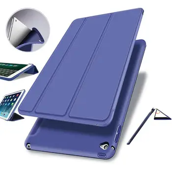 Case For iPad Air2 Model A1566 A1567 Soft silicone bottom Back PU Leather shell Trifold Stand Auto Sleep/Wake up Smart Cover
Case For iPad Air2 Model A1566 A1567 Soft silicone bottom Back PU Leather shell Trifold Stand Auto Sleep/Wake up Smart Cover