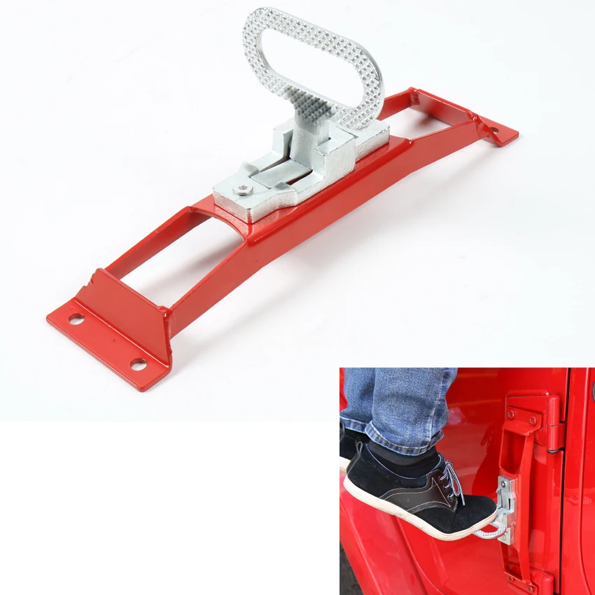 1PC Red Auto Car Door Hinge Hinges Foot Rest Pegs Pedal Fit For Jeep Wrangler JK 2007-2016 No Drilling Exterior Mouldings
1PC Red Auto Car Door Hinge Hinges Foot Rest Pegs Pedal Fit For Jeep Wrangler JK 2007-2016 No Drilling Exterior Mouldings