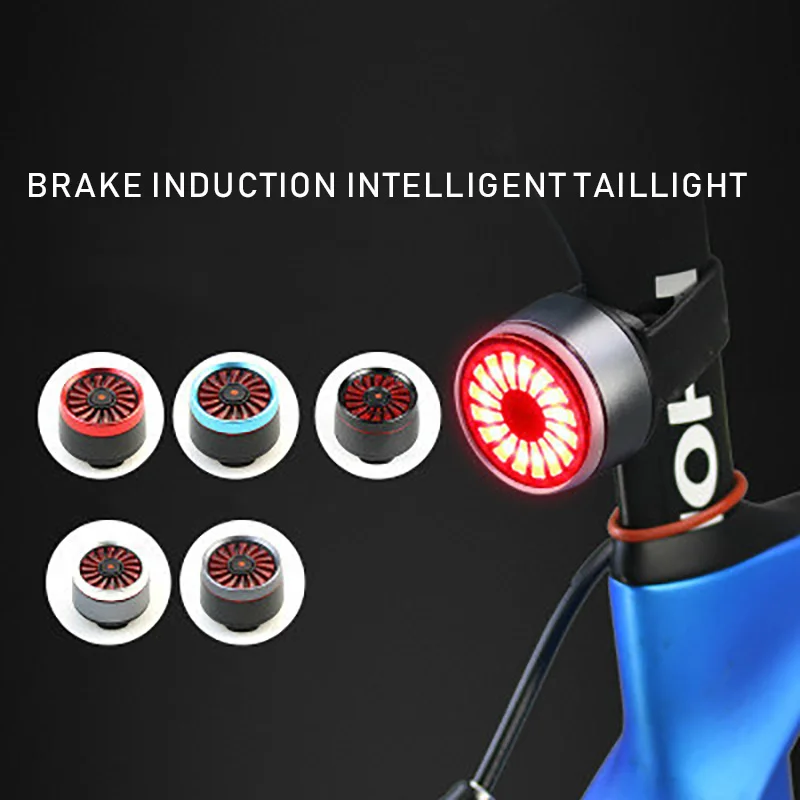 Usb Bike Tail Light lantern Smart Brake Sensor Taillights MTB Road Cycle Rear Led Bycicle Back Lights Bicycle safety lamp
Usb Bike Tail Light lantern Smart Brake Sensor Taillights MTB Road Cycle Rear Led Bycicle Back Lights Bicycle safety lamp