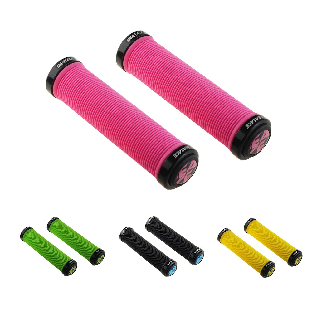 

BEATACE Bike Grips bicycle MTB Handlebar handle Aluminum Alloy + Rubber For Mountain bike/MTB 4 Colors BE21-GP 1Pair