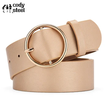 Cody Steel Ladies Leather Belt Round Metal Pin Buckle Eye-Filled Hole Circle Belts Brand Female Punk O Ring Woman Fashion Belt
Cody Steel Ladies Leather Belt Round Metal Pin Buckle Eye-Filled Hole Circle Belts Brand Female Punk O Ring Woman Fashion Belt