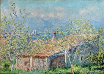 High quality Oil painting Canvas Reproductions Gardener's House at Antibes (1888) by Claude Monet hand painted
High quality Oil painting Canvas Reproductions Gardener's House at Antibes (1888) by Claude Monet hand painted