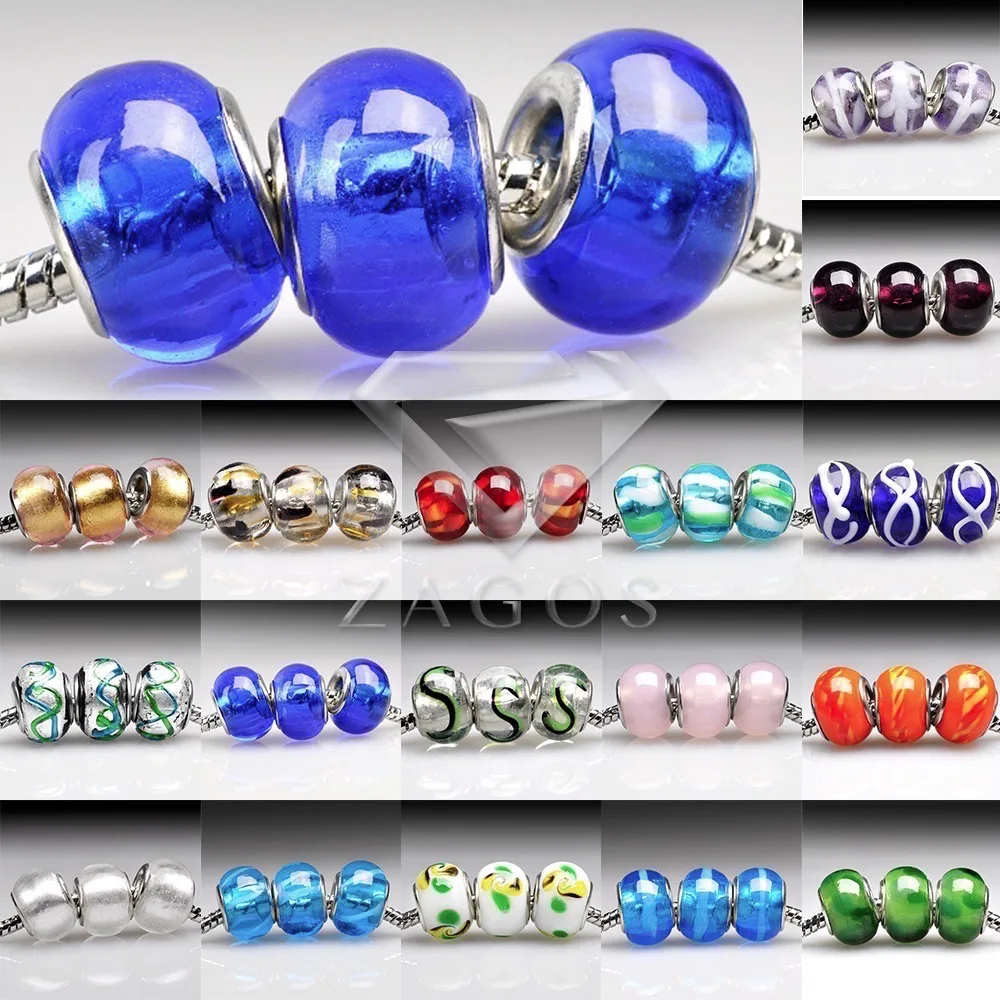 5 шт. бусины из муранского стекла 14 х14х10 мм|european beads|glass beadsglass beads wholesale |