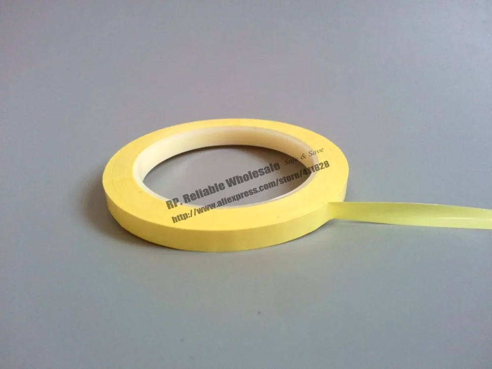 

Yellow W=35mm L=66Meter, One Face Adhesive Insulation Mylar Tape for lithium-ion battery, Fireproof