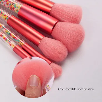 5Pcs Plastic Candy Granule Makeup Brush Foundation Brush Loose Powder Brush Eye Shadow Brush Set
5Pcs Plastic Candy Granule Makeup Brush Foundation Brush Loose Powder Brush Eye Shadow Brush Set