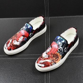 CuddlyIIPanda 2019 Men Fashion Causal Sneakers Summer Leather Breathable Animal Dragon Prints Male Comfortable Driving Shoes
CuddlyIIPanda 2019 Men Fashion Causal Sneakers Summer Leather Breathable Animal Dragon Prints Male Comfortable Driving Shoes