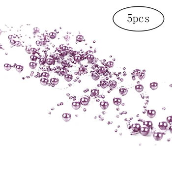 5 Pcs Pearl Beaded Garlands Bridal Headpiece Headdress Artificial Pearls String Bead Chains 4.3Ft(1.3M)-Purple Colorful
5 Pcs Pearl Beaded Garlands Bridal Headpiece Headdress Artificial Pearls String Bead Chains 4.3Ft(1.3M)-Purple Colorful