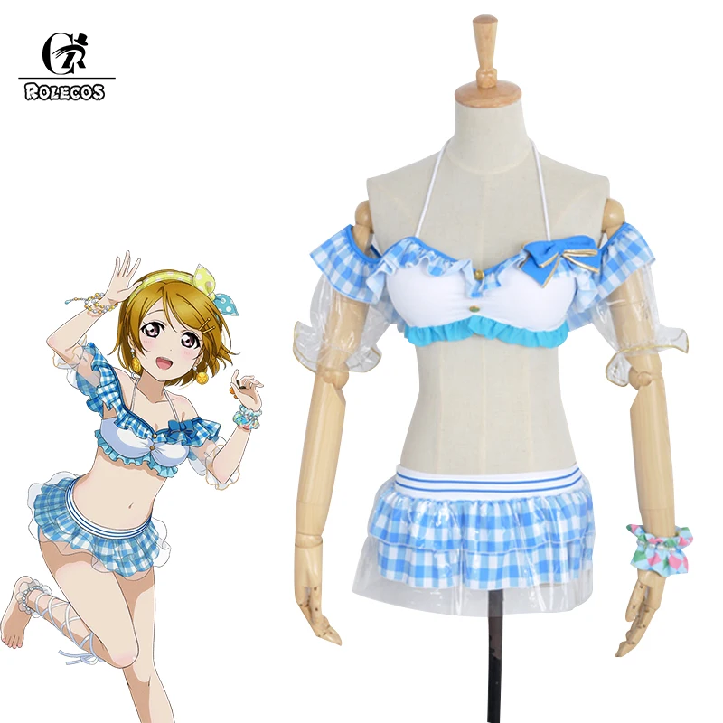 ROLECOS Lovelive Cosplay Costume All Character Pool Bikini Costume Love Live Swimsuit Cosplay Kousaka Honoka Nico Rin Ayase Eli
ROLECOS Lovelive Cosplay Costume All Character Pool Bikini Costume Love Live Swimsuit Cosplay Kousaka Honoka Nico Rin Ayase Eli