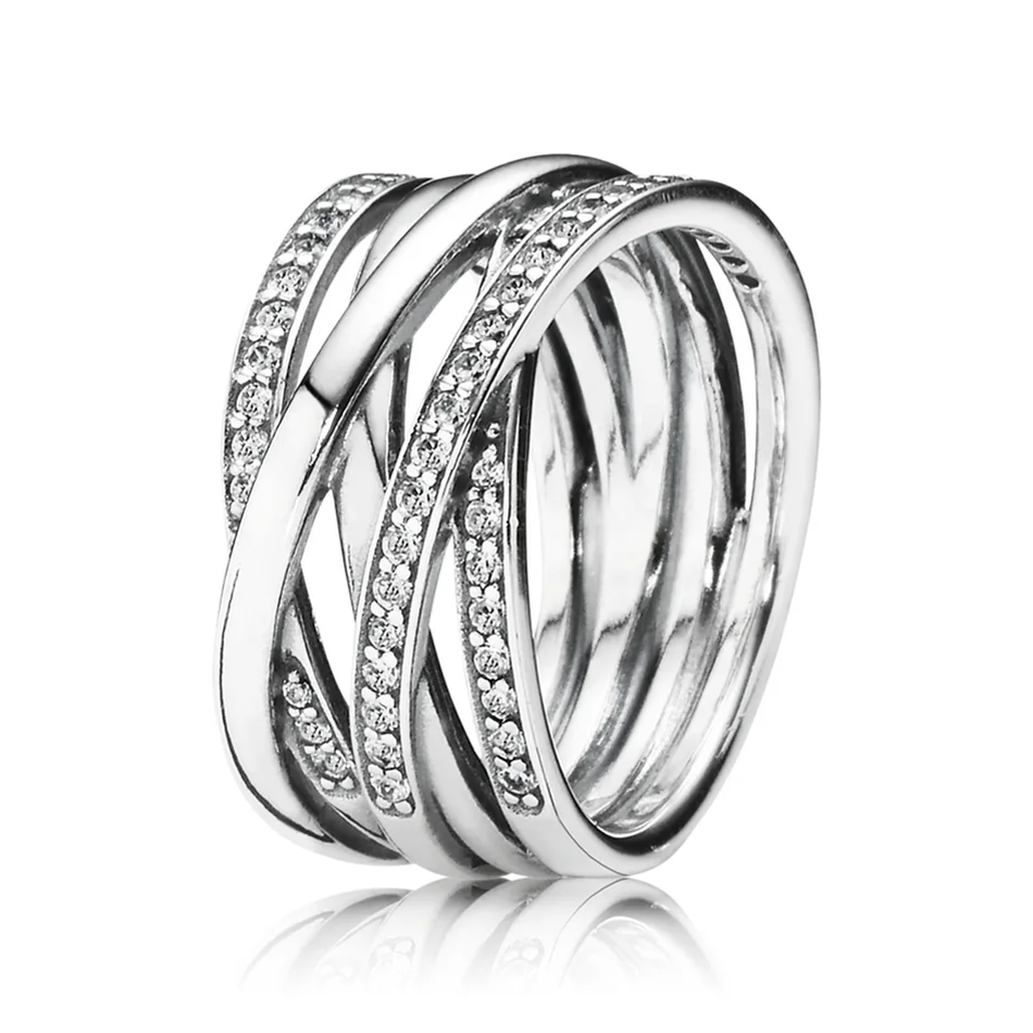 Authentic S925 Sterling Silver Women Jewelry Lady Ring Girl Birthday Gift Entwined Ring Finger anel Clear CZ
Authentic S925 Sterling Silver Women Jewelry Lady Ring Girl Birthday Gift Entwined Ring Finger anel Clear CZ