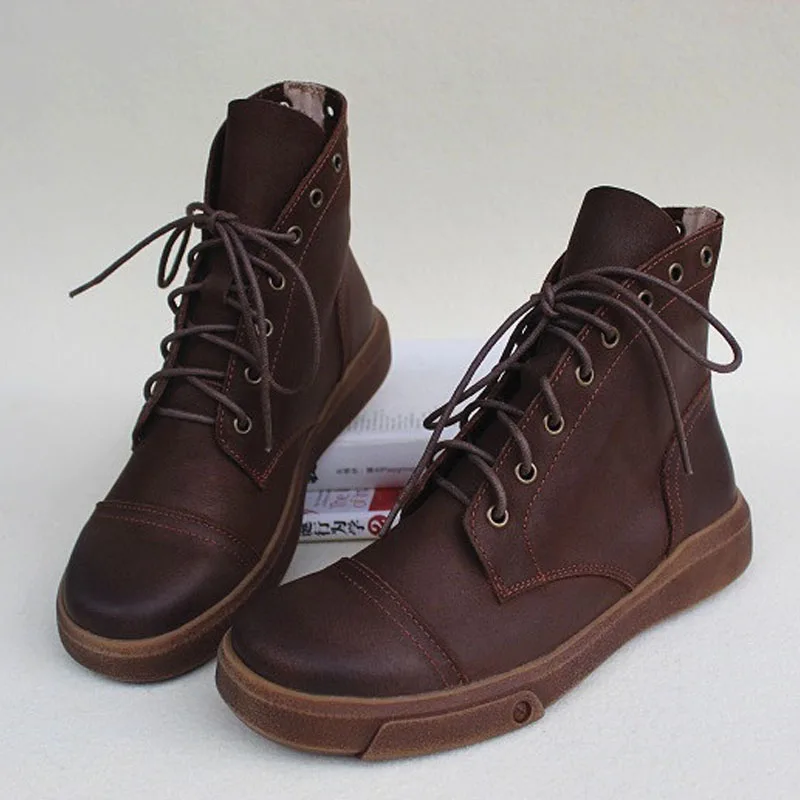 Women Ankle Boots Genuine Leather Lace up Ladies Boots Female Autumn Winter Shoes Fashion Cowboy Boots (9741)
Women Ankle Boots Genuine Leather Lace up Ladies Boots Female Autumn Winter Shoes Fashion Cowboy Boots (9741)