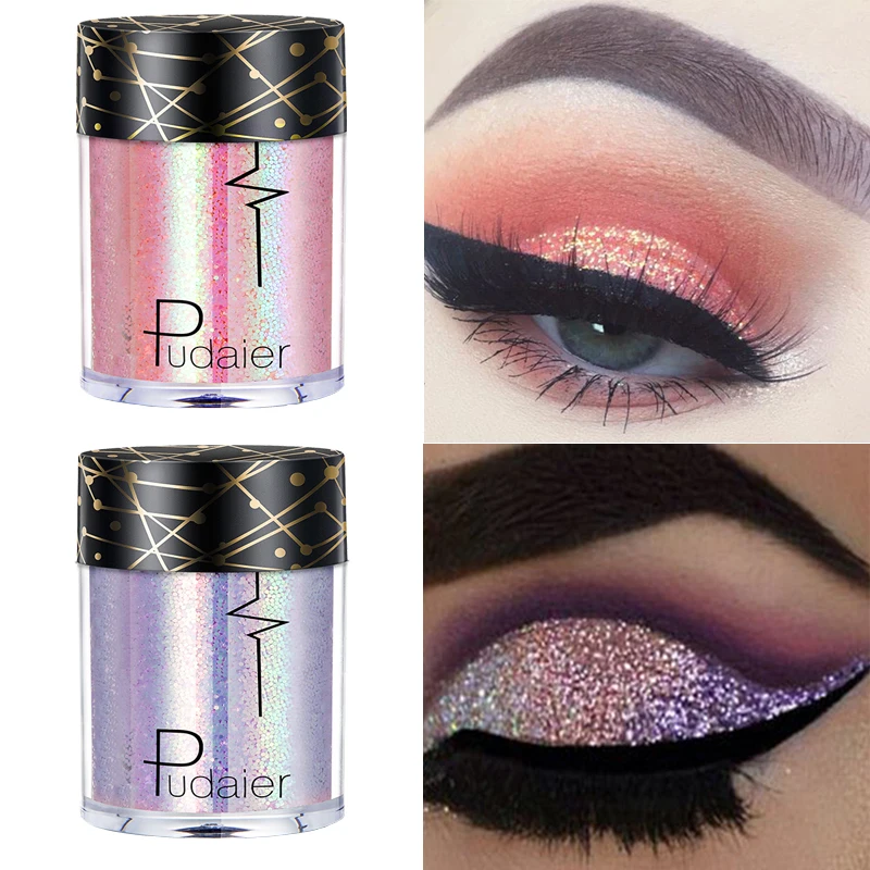 Pudaier Brand Glitter Eyeshadow Waterproof Shimmer Eye Shadow Loose Powder Laser Body Glitter Festival Makeup Maquillage Yeux
Pudaier Brand Glitter Eyeshadow Waterproof Shimmer Eye Shadow Loose Powder Laser Body Glitter Festival Makeup Maquillage Yeux