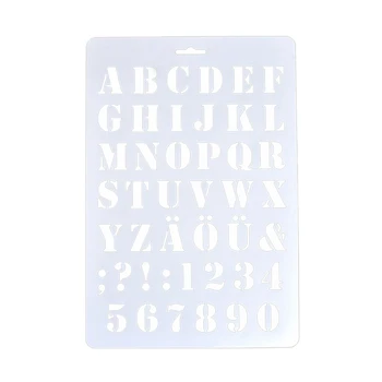 HOT-Lettering Stencils, Letter and Number Stencil, Painting Paper Craft Alphabet and Number Stencils(#1)
HOT-Lettering Stencils, Letter and Number Stencil, Painting Paper Craft Alphabet and Number Stencils(#1)