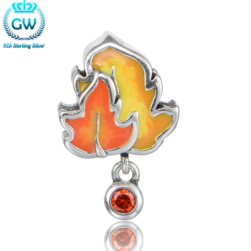 925-Sterling-Silver Maple Leaf Charm With Yellow Enamel Necklace Charm Bracelets Bangles Beads & Jewelry Making S372
925-Sterling-Silver Maple Leaf Charm With Yellow Enamel Necklace Charm Bracelets Bangles Beads & Jewelry Making S372