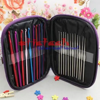 by dhl or ems 200set Azerin 22 Unids pcs multicolor de Aluminio Crochet Hooks Agujas Tejer Weave Craft Yarn
by dhl or ems 200set Azerin 22 Unids pcs multicolor de Aluminio Crochet Hooks Agujas Tejer Weave Craft Yarn