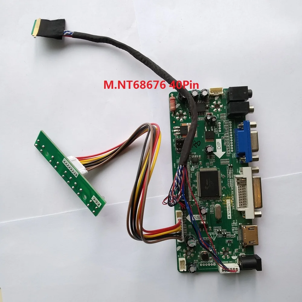 Для LTN140AT07 плата драйвера ЖК дисплей светодиодный 1366X768 VGA HDMI 14 "монитор