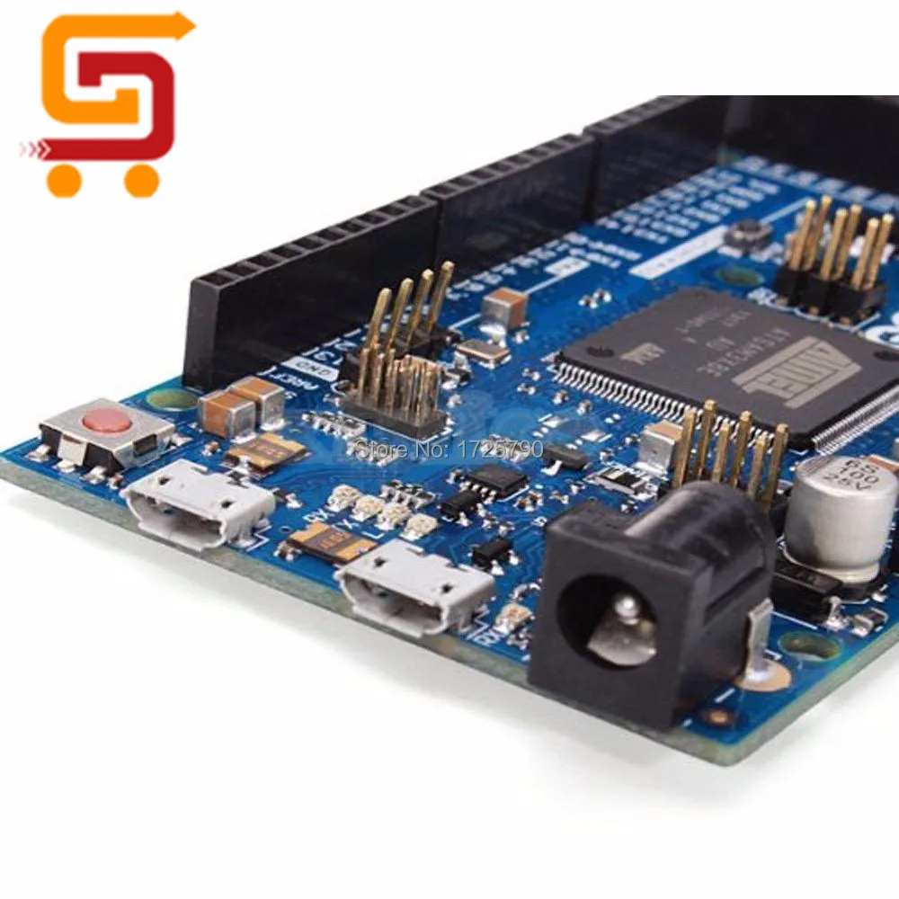 Free Shipping AT91SAM3X8E 32 Bit Smart Electronics For Arduino DUE R3 ARM Controller Board With USB Cable
Free Shipping AT91SAM3X8E 32 Bit Smart Electronics For Arduino DUE R3 ARM Controller Board With USB Cable