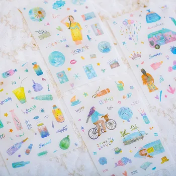 4 Sheets/pack Summer Scenery Decorative Stationery Stickers Scrapbooking Diy Diary Album Stick Label
4 Sheets/pack Summer Scenery Decorative Stationery Stickers Scrapbooking Diy Diary Album Stick Label
