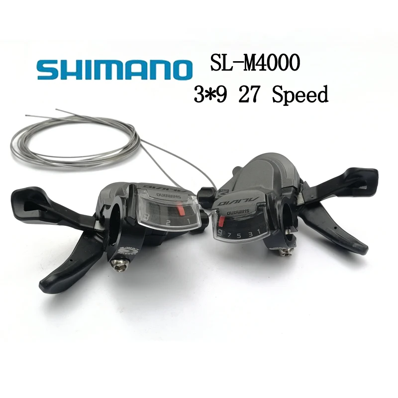 Shimano Alivio SL M4000 Derailleurs 3*9 Speed Mountain Bike 27 Speed Trigger Shifter Lever
Shimano Alivio SL M4000 Derailleurs 3*9 Speed Mountain Bike 27 Speed Trigger Shifter Lever