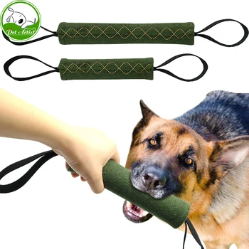 Strong Dog Jute Bite Schutzhund Tug Interactive Toy 2 Handles Training Chewing Tool
Strong Dog Jute Bite Schutzhund Tug Interactive Toy 2 Handles Training Chewing Tool