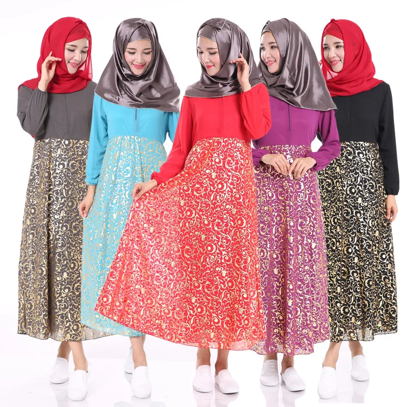 Female New Muslim Clothing Islamic Chiffon Long Dress Loose Waist Long Sleeve Robes Malaysia Indonesia Fashiob Clothing abaya
Female New Muslim Clothing Islamic Chiffon Long Dress Loose Waist Long Sleeve Robes Malaysia Indonesia Fashiob Clothing abaya