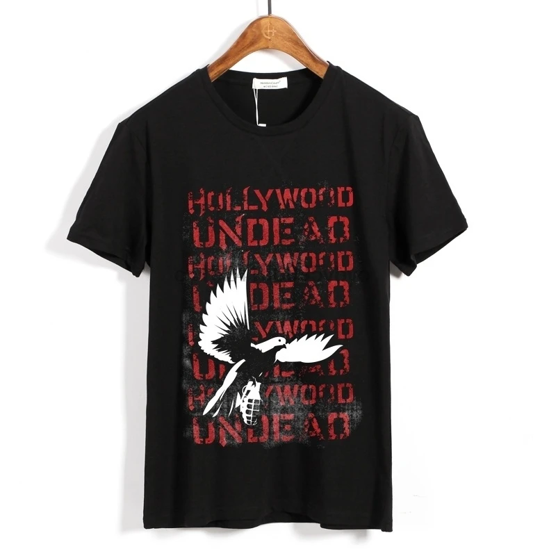 Men's Fashion T-Shirt HOLLYWOOD UNDEAD American Tragedy Redux Punk Rock Short Sleeve T Shirts Casual Summer Dress Printed Tops
Men's Fashion T-Shirt HOLLYWOOD UNDEAD American Tragedy Redux Punk Rock Short Sleeve T Shirts Casual Summer Dress Printed Tops