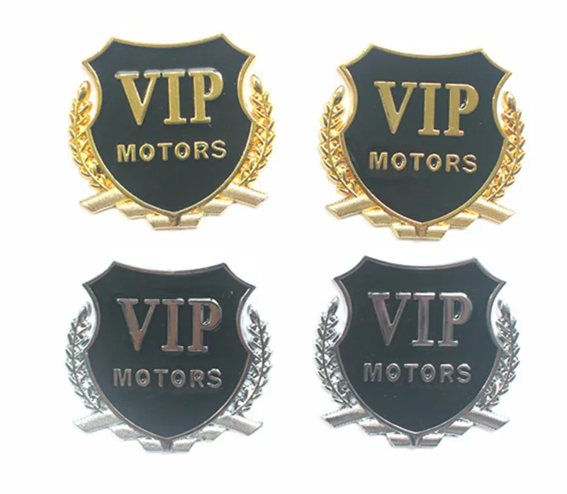 2 шт./лот, 3D логотип VIP motors, Металлическая Автомобильная хромированная эмблема бейдж, наклейка на дверь, окно, корпус, авто Декор, DIY наклейка, украшение автомобиля, Стайлинг
2 шт./лот, 3D логотип VIP motors, Металлическая Автомобильная хромированная эмблема бейдж, наклейка на дверь, окно, корпус, авто Декор, DIY наклейка, украшение автомобиля, Стайлинг