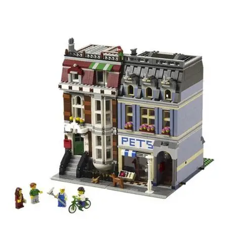 DHL LP 15009 2082Pcs Pet Shop Supermarket Model City Street Building Block Compatible 10218 Toy For Childrenblocos educativo
DHL LP 15009 2082Pcs Pet Shop Supermarket Model City Street Building Block Compatible 10218 Toy For Childrenblocos educativo