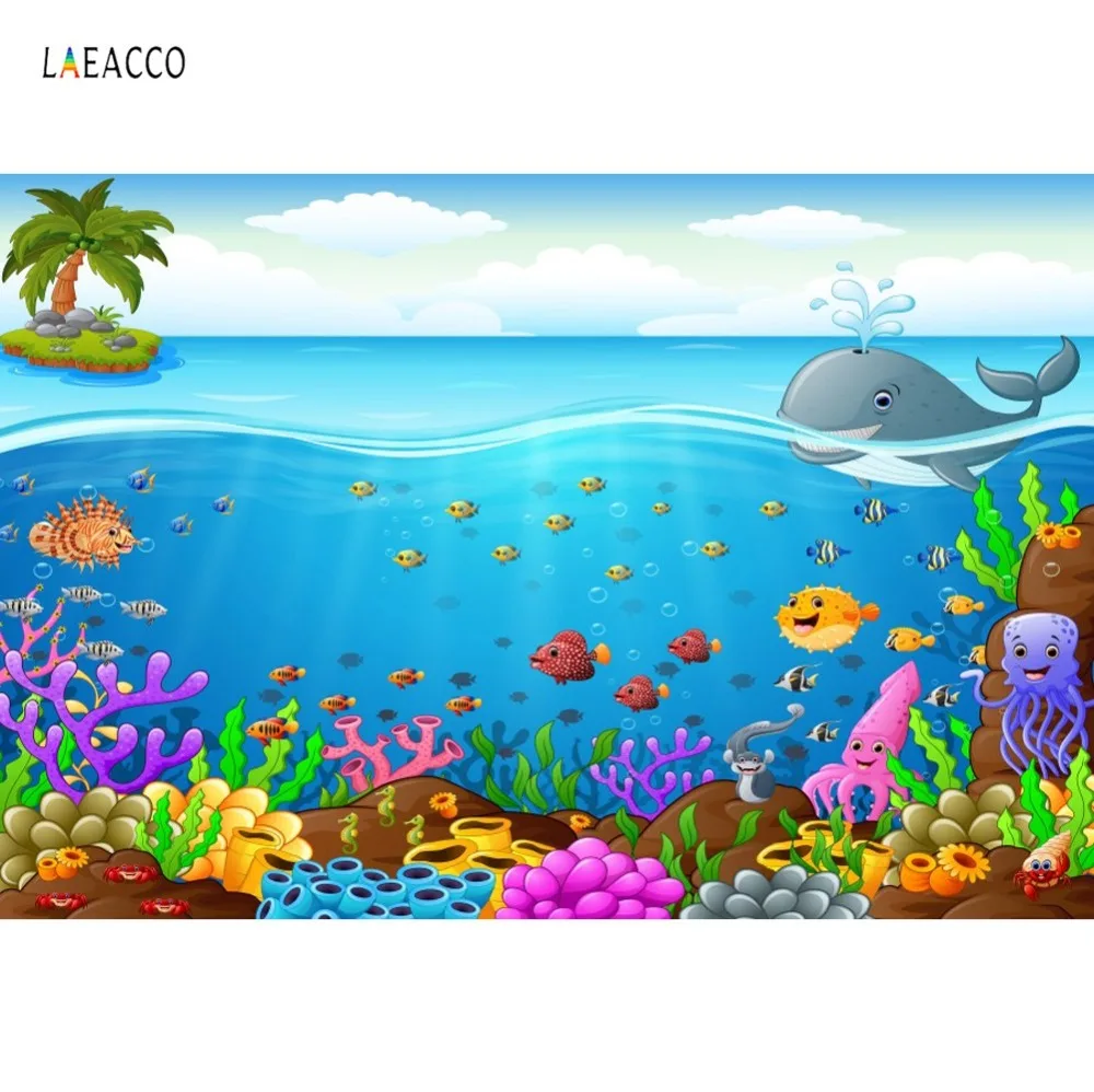 Baby Kid Backgrounds Cartoon Fish Sea Birthday Party Coral Shell Summer Pattern Photography Backdrops Photocall Photo Studio
Baby Kid Backgrounds Cartoon Fish Sea Birthday Party Coral Shell Summer Pattern Photography Backdrops Photocall Photo Studio