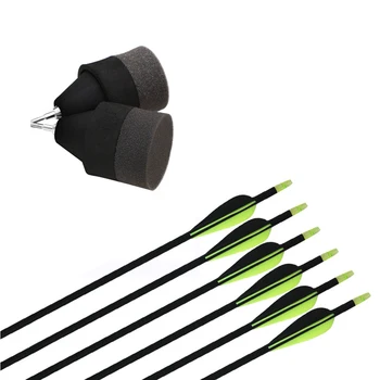 6 pieces soft arrow with foam arowhead for archery game
6 pieces soft arrow with foam arowhead for archery game