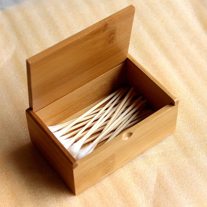 1Pcs Swab Storage Box Bamboo Organizer Small Sundries Holder Box Cotton Swab Holder Container Storage Organizer
1Pcs Swab Storage Box Bamboo Organizer Small Sundries Holder Box Cotton Swab Holder Container Storage Organizer