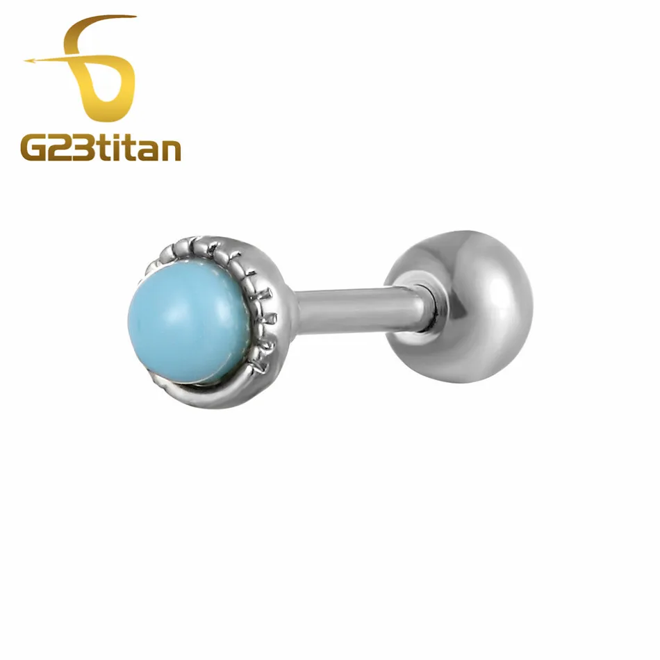 G23titan Punk Natural Stone Ear Cartilage Earrings Rings 16G Titanium Ear Studs Tragus Cartilage Piercing Body Jewelry
G23titan Punk Natural Stone Ear Cartilage Earrings Rings 16G Titanium Ear Studs Tragus Cartilage Piercing Body Jewelry