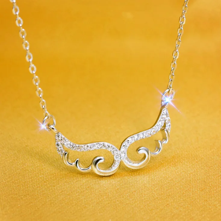 925-sterling-silver Angel Wings Necklaces & Pendants Rhinestone | Wholesale Sterling-silver-jewelry Lady Fashion Trading Company
925-sterling-silver Angel Wings Necklaces & Pendants Rhinestone | Wholesale Sterling-silver-jewelry Lady Fashion Trading Company