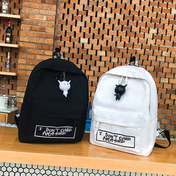 Leader Show Backpack Fashion Canvas Women Backpack Doll Pendant Travel Women Shoulder Bag Harajuku Backpack Female Mochila
Leader Show Backpack Fashion Canvas Women Backpack Doll Pendant Travel Women Shoulder Bag Harajuku Backpack Female Mochila